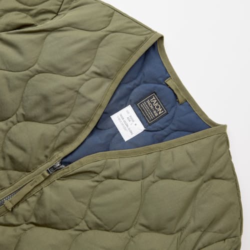 laydown detail image of Military Down Insulated Long Jacket