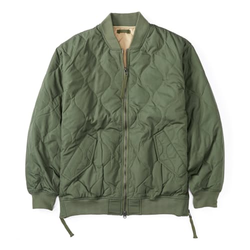 laydown image of Military MA-1 Down Insulated Jacket
