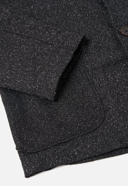 laydown detail image of Levisham Wool Blazer