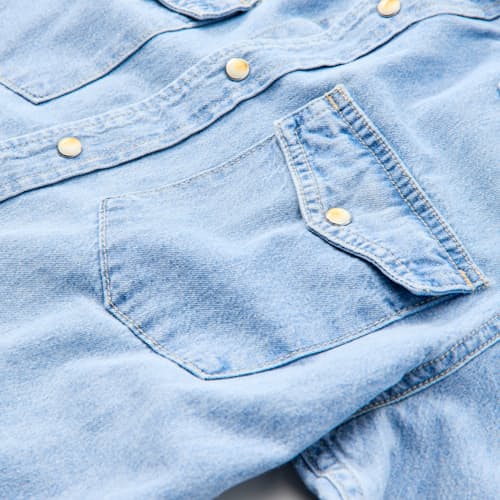laydown detail image of Bone Button Western Shirt