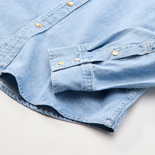 laydown detail image of Bone Button Western Shirt