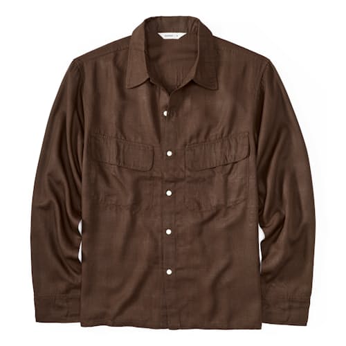 laydown image of Western Overshirt