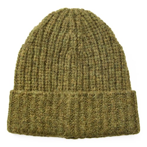 laydown image of Alpaca Merino Wool Blend Watch Cap Beanie