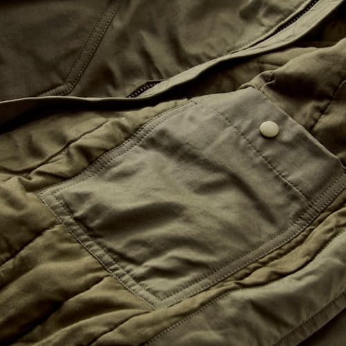 laydown detail image of CWU Flight Jacket