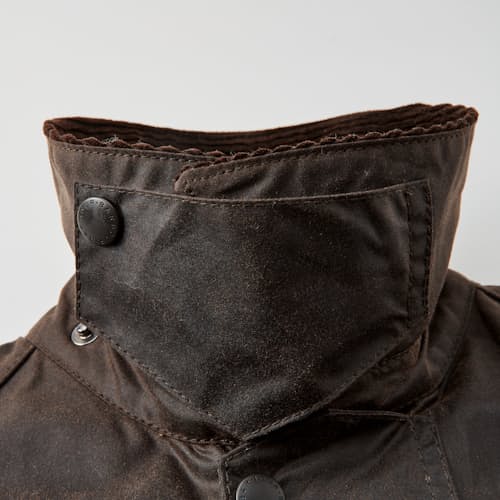 laydown detail image of Classic Beaufort Wax Jacket