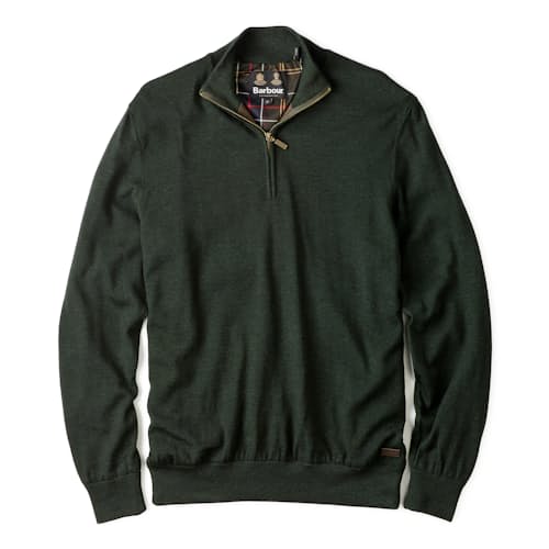 laydown image of Gamlin Quarter Zip Sweater