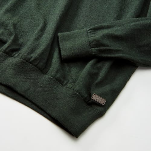laydown detail image of Gamlin Quarter Zip Sweater