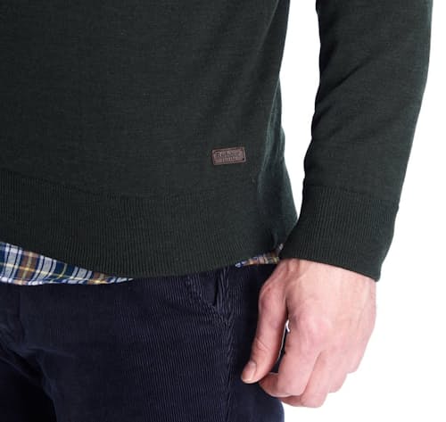 on model image of Gamlin Quarter Zip Sweater