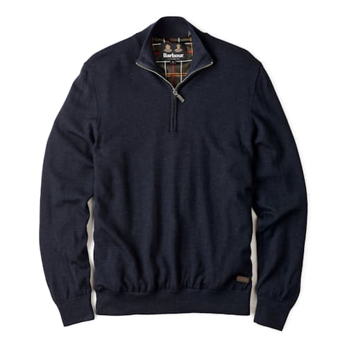 laydown image of Gamlin Quarter Zip Sweater