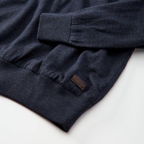 laydown detail image of Gamlin Quarter Zip Sweater