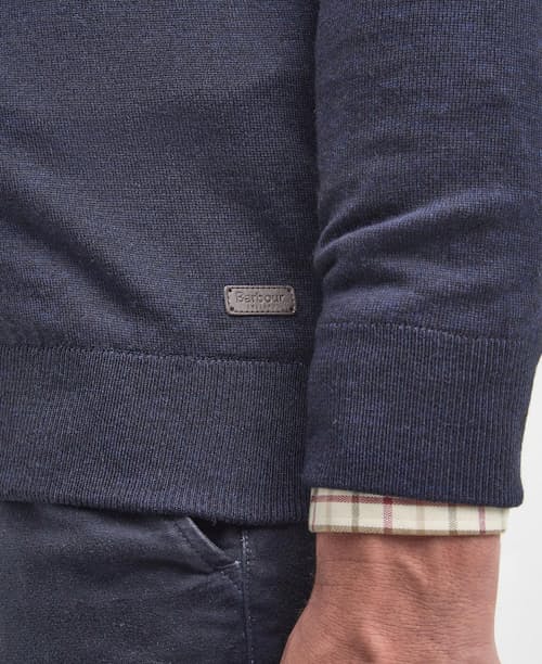 on model image of Gamlin Quarter Zip Sweater