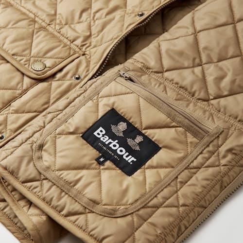 laydown detail image of Lowerdale Quilted Vest