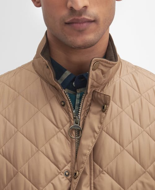 on model image of Lowerdale Quilted Vest