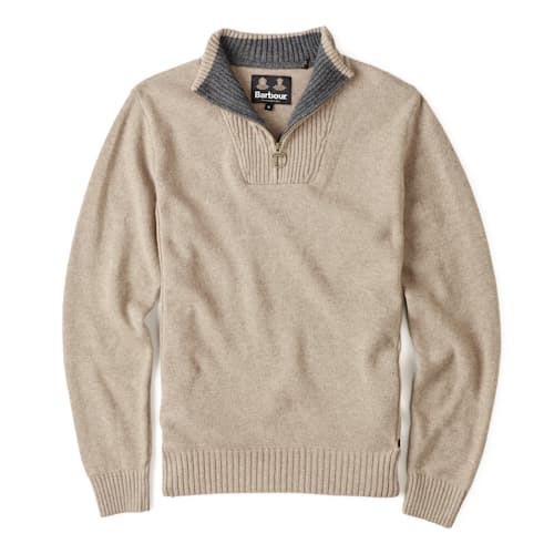laydown image of Nelson Quarter Zip Sweater