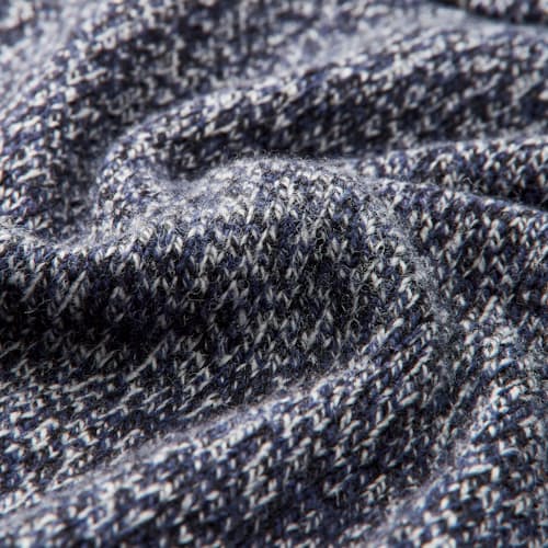 laydown detail image of Sid Buttoned Half Zip Sweater