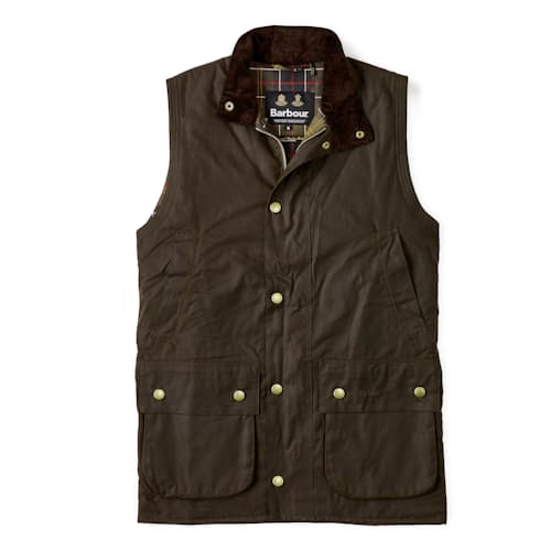 laydown image of Westmoreland Waxed Vest