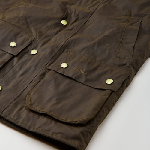 laydown detail image of Westmoreland Waxed Vest
