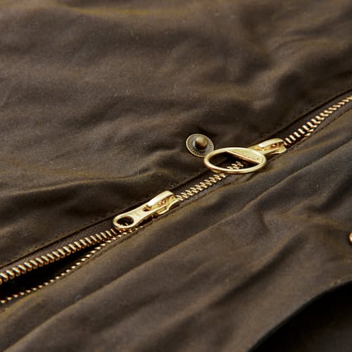 laydown detail image of Westmoreland Waxed Vest