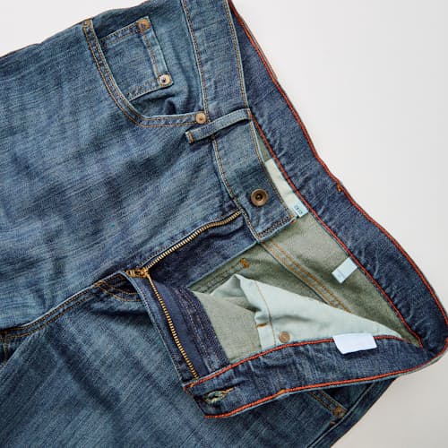 laydown detail image of Alexander Relaxed Denim Jeans
