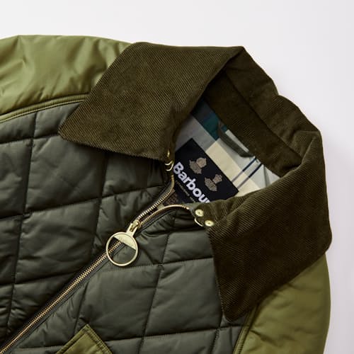 laydown detail image of Women's Barbour Milby Quilt