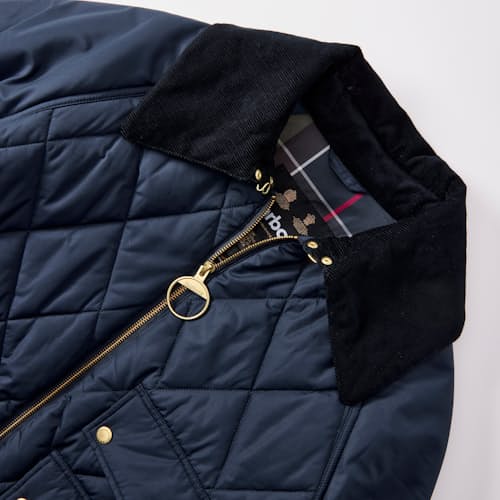 laydown detail image of Women's Barbour Milby Quilt