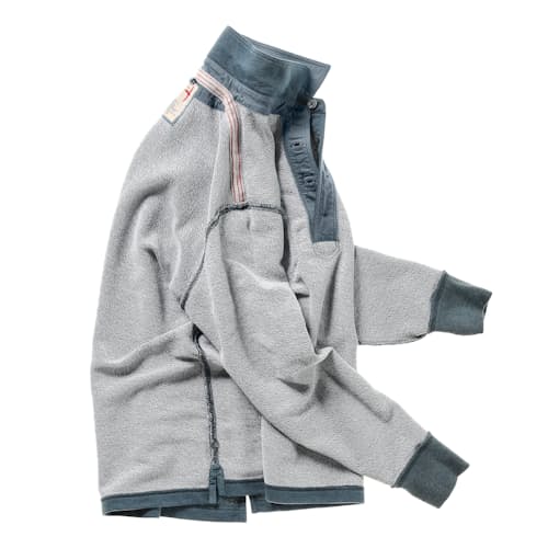 laydown image of Frenchloop Longsleeve Polo