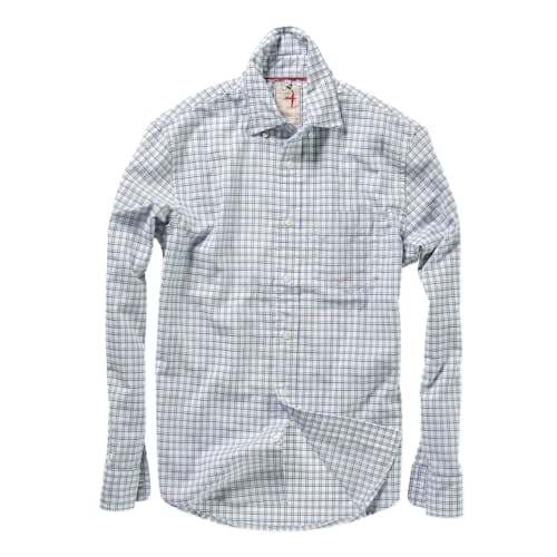 laydown image of Huntsman Blues Long Sleeve Shirt