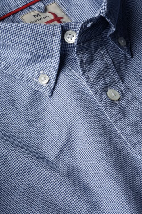 laydown detail image of Huntsman Blues Long Sleeve Shirt