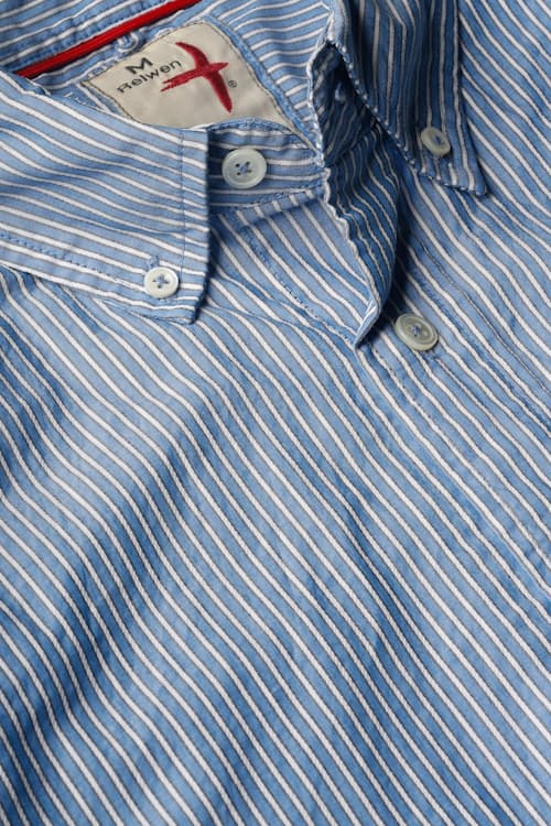 laydown detail image of Huntsman Blues Long Sleeve Shirt