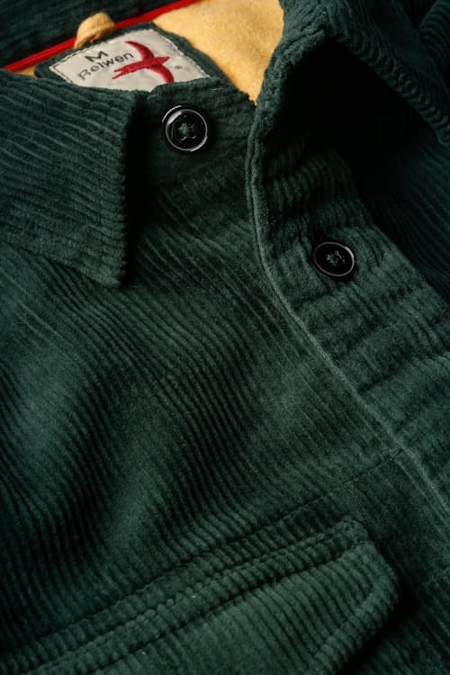 laydown detail image of Corduroy Workshirt