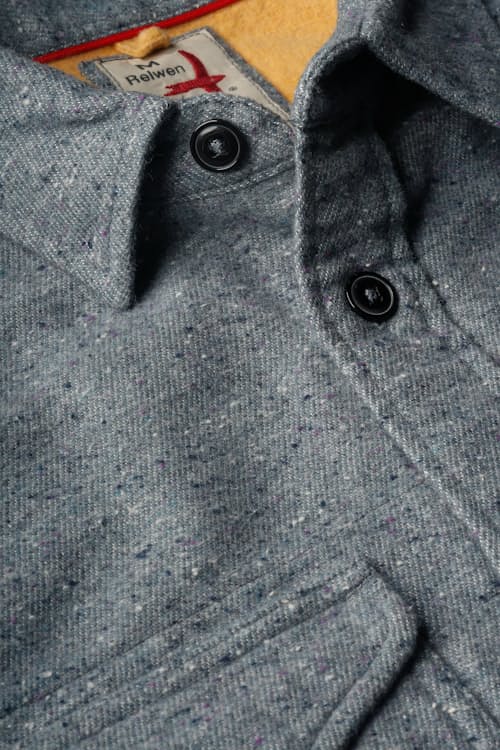 laydown detail image of Soft Brushed Utility Workshirt