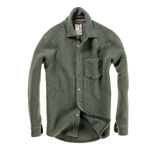 laydown image of Bubble Knit Shirt