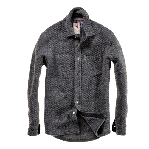 laydown image of Bubble Knit Shirt