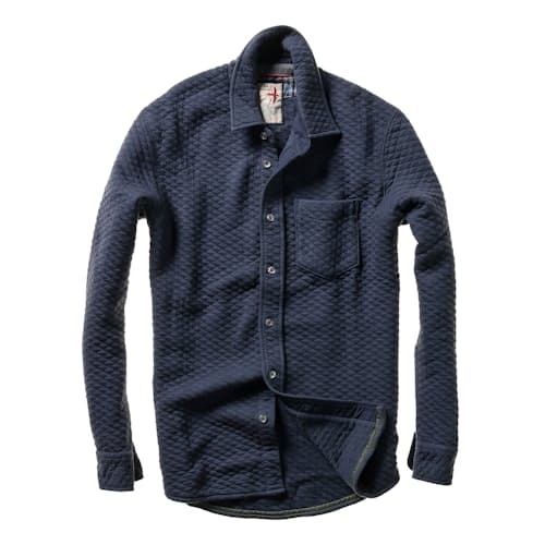 laydown image of Bubble Knit Shirt