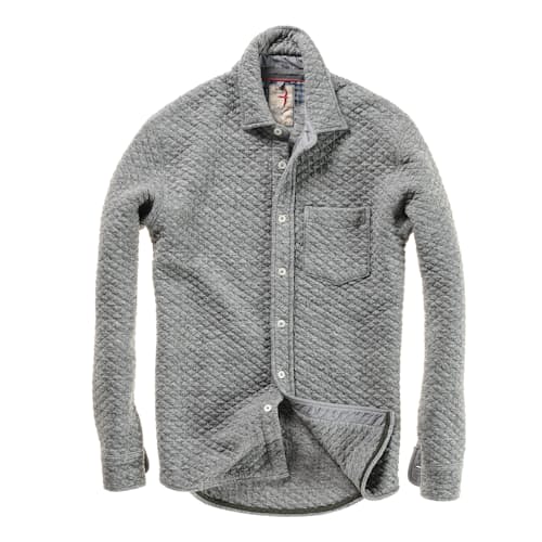 laydown image of Bubble Knit Shirt