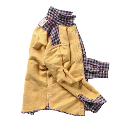 laydown image of Chamois Lined Flannel Shirt