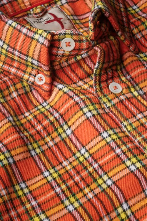 laydown detail image of Chamois Lined Flannel Shirt