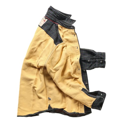 laydown image of Chamois Lined Flannel Shirt