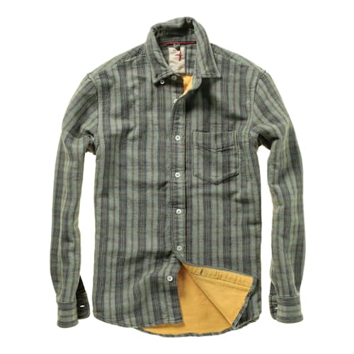laydown image of Chamois Lined Flannel Shirt