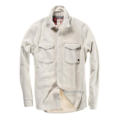 laydown image of Pique Fleece Workshirt