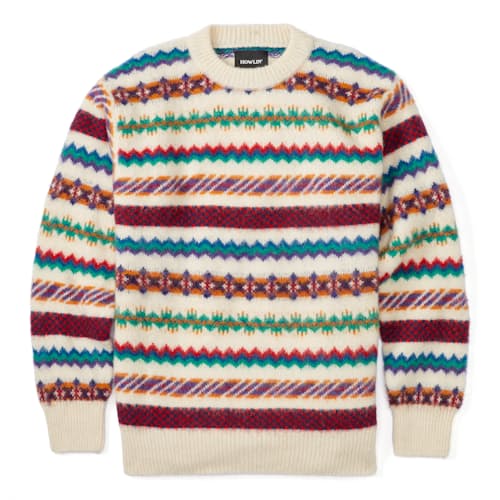 laydown image of A Woolen Wonder Fair Isle Sweater