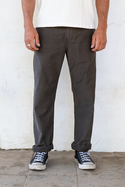 on model image of Japanese Military Deck Pant
