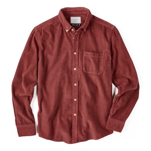 laydown image of Lobo Corduroy Shirt
