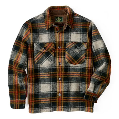 laydown image of Wool Fleece Overshirt