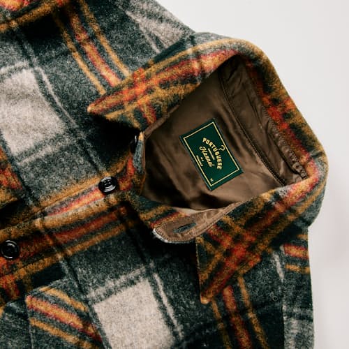 laydown detail image of Wool Fleece Overshirt