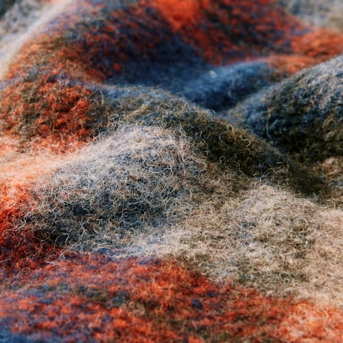 laydown detail image of Parker Wool Fleece Overshirt