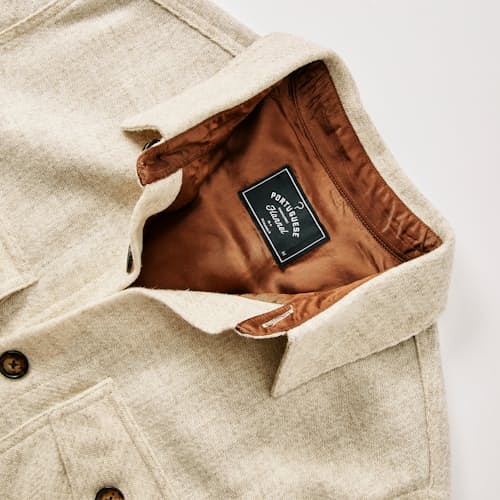 laydown detail image of Wool Field Overshirt