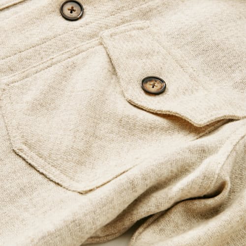 laydown detail image of Wool Field Overshirt