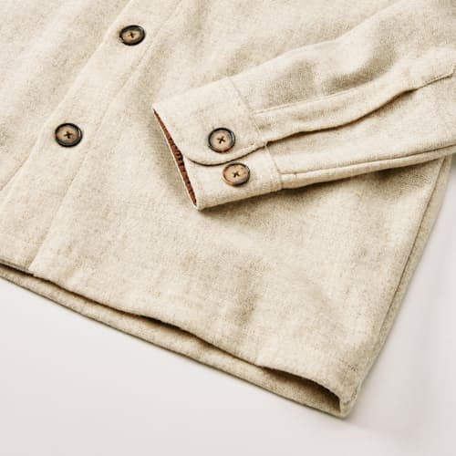 laydown detail image of Wool Field Overshirt