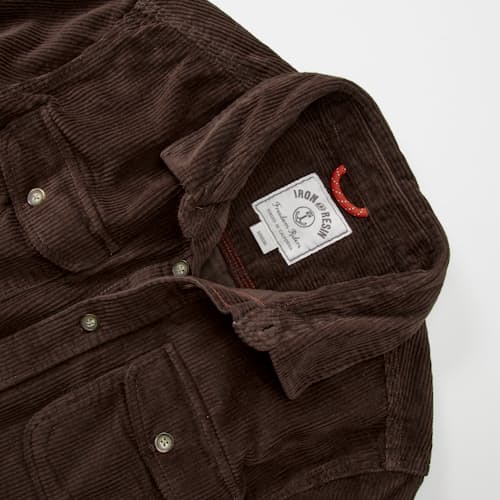 laydown detail image of Forest Corduroy Shirt